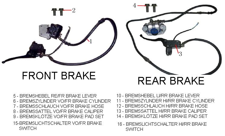F13 FR and RR Brake