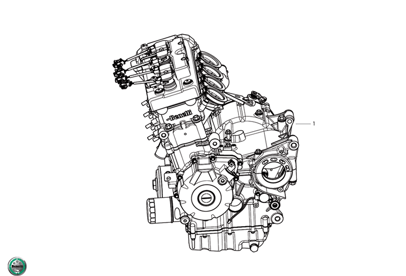 E00 Motor komplett