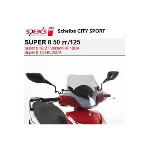 Scheibe CITY SPORT -SUPER 8 50 2T /125