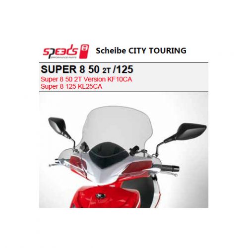 Scheibe CITY TOURING - SUPER 8 50 2T /125-Super 8 50 2T Version