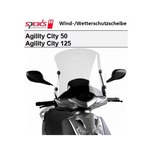 Wind-/Wetterschutzscheibe - Agility City 50/Agility City 125