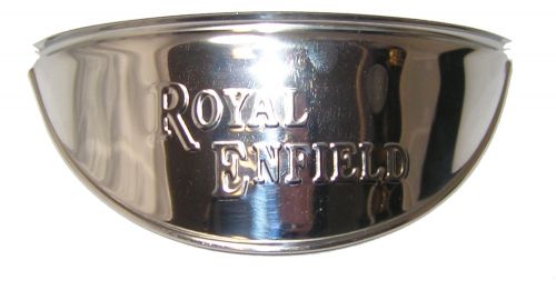 HEADLAMP PEAK WITH ROYAL ENFIELD **STAINLESS**