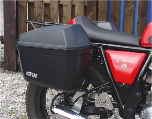 GIVI SIDE PANNIERS WITH FIXING KIT (BLACK), PAIR (FOR GT only) *