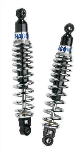 SUSPENSION UNITS, 360mm (2810 style) HAGON, OPEN CHROME SPRINGS,