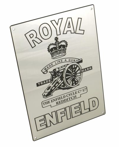 WALL PLAQUE, ROYAL ENFIELD CANNON (Approx 275mm x 190mm)