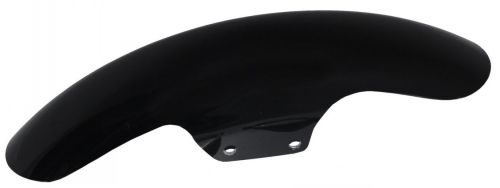 FRONT MUDGUARD with 4 fixing bolts, SHORT, BLACK, for 19Inch Ele