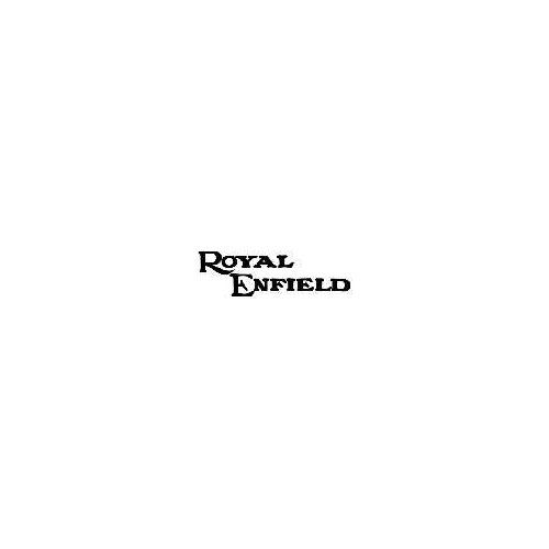 Aufkleber Royal Enfield Schriftzug schwarz