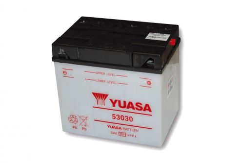 YUASA Batterie 53030 (BMW) unbefllt, ohne Surepack