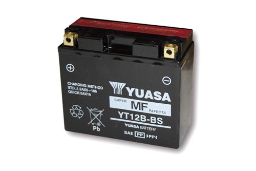 YUASA Batterie YT 12 B-BS (YT 12B-4) wartungsfrei(AGM)